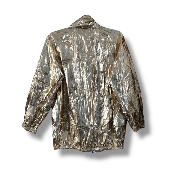 Lenon Golden Metallic Zip Up Jacket NWT Size XS - Picture 2 of 4